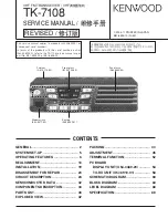 Kenwood TK-7108 Service Manual предпросмотр