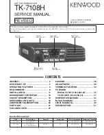 Kenwood TK-7108H Service Manual preview