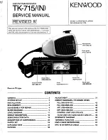 Preview for 1 page of Kenwood TK-715 Service Manual