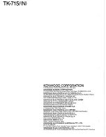 Предварительный просмотр 52 страницы Kenwood TK-715 Service Manual