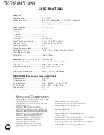 Предварительный просмотр 118 страницы Kenwood TK-7180(H) Service Manual