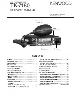 Kenwood TK-7180 Service Manual предпросмотр