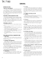 Предварительный просмотр 2 страницы Kenwood TK-7180 Service Manual