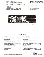 Kenwood TK-7302 Service Manual preview