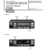 Kenwood TK-760G series Service Manual preview