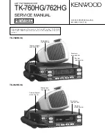 Preview for 1 page of Kenwood TK-760HG Service Manual