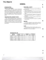 Предварительный просмотр 3 страницы Kenwood TK-768 Service Manual