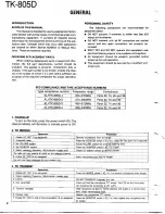 Preview for 2 page of Kenwood TK-805D Service Manual