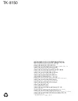 Предварительный просмотр 58 страницы Kenwood TK-8150 Service Manual