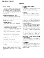 Предварительный просмотр 2 страницы Kenwood TK-8160 Service Manual