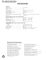 Предварительный просмотр 52 страницы Kenwood TK-8302 Service Manual