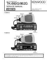 Kenwood TK-860G series Service Manual preview