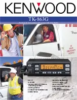 Предварительный просмотр 1 страницы Kenwood TK-863G Brochure & Specs