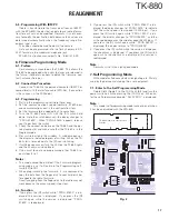 Предварительный просмотр 17 страницы Kenwood TK-880 series Service Manual