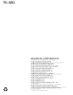 Предварительный просмотр 75 страницы Kenwood TK-880 series Service Manual