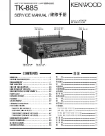 Предварительный просмотр 2 страницы Kenwood TK-885 Service Manual