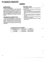 Предварительный просмотр 2 страницы Kenwood TK-930A Service Manual