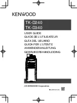 Kenwood TK-D240 User Manual предпросмотр