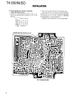 Preview for 4 page of Kenwood TK330 Service Manual