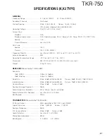 Preview for 100 page of Kenwood TKR-750 Service Manual