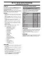 Preview for 2 page of Kenwood TKR-751 Instruction Manual