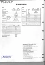 Предварительный просмотр 109 страницы Kenwood TM-255A Service Manual