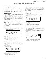 Предварительный просмотр 19 страницы Kenwood TM-271A Service Manual