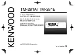 Kenwood TM-281A Instruction Manual preview