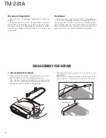 Preview for 2 page of Kenwood TM-281A Service Manual