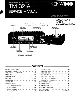 Kenwood TM-321A Service Manual предпросмотр