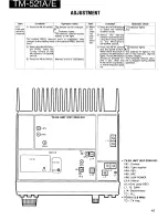 Предварительный просмотр 41 страницы Kenwood TM-521A Service Manual