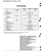 Предварительный просмотр 172 страницы Kenwood TM-641A Service Manual