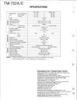 Preview for 76 page of Kenwood TM-732A/E Service Manual