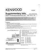 Preview for 9 page of Kenwood TM-942 Service Manual