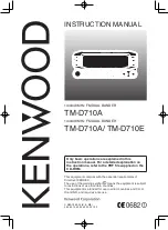 Kenwood TM?D710 Instruction Manual предпросмотр