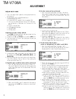 Preview for 36 page of Kenwood TM-V708A Service Manual