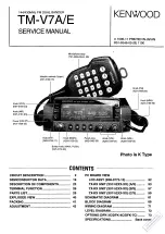 Kenwood TM-V7A Service Manual предпросмотр