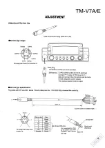 Предварительный просмотр 43 страницы Kenwood TM-V7A Service Manual