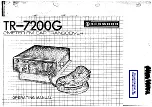 Preview for 1 page of Kenwood TR-7200G Operating Manual