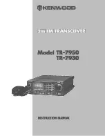 Kenwood TR-7920 Instruction Manual preview