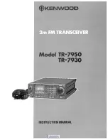 Предварительный просмотр 1 страницы Kenwood TR-7930 Instruction Manual