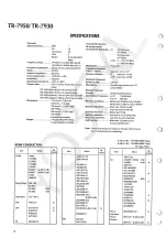 Предварительный просмотр 2 страницы Kenwood TR-7930 Service Manual