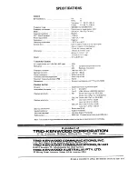 Предварительный просмотр 45 страницы Kenwood TR-9500 Service Manual