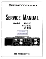 Предварительный просмотр 1 страницы Kenwood Trio SP-520 Service Manual