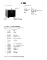 Предварительный просмотр 41 страницы Kenwood Trio SP-520 Service Manual