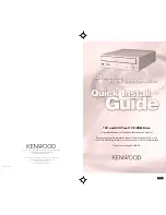 Kenwood TrueX 72X Quick Install Manual preview