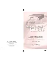 Kenwood TrueX 72X Quick Install Manual предпросмотр