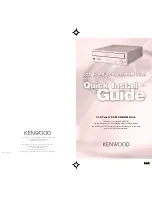 Kenwood TrueX Series Quick Install Manual preview