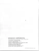 Предварительный просмотр 31 страницы Kenwood TS-120S Operating Manual