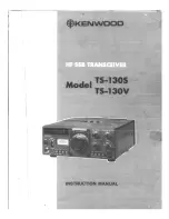 Preview for 1 page of Kenwood TS-130S Instruction Manual